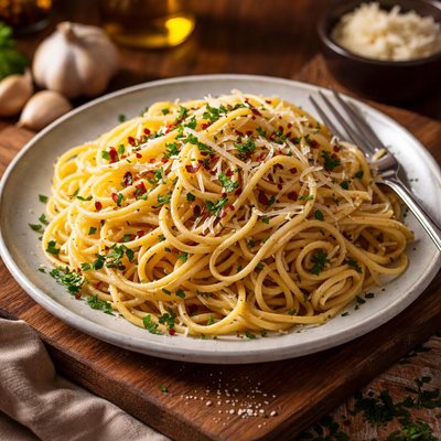 Image of Aglio E Olio Pasta Garlic and Oil