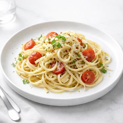 Image of Vegan Aglio Olio Linguini
