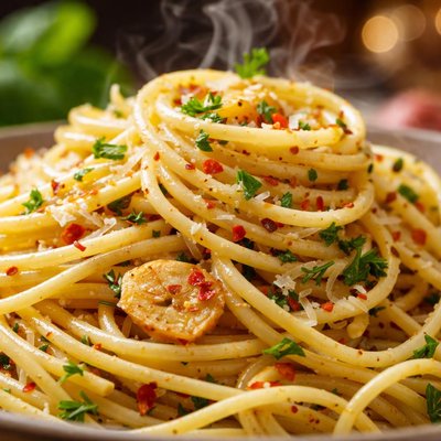Image of Whole30 Aglio Olio Spaghetti