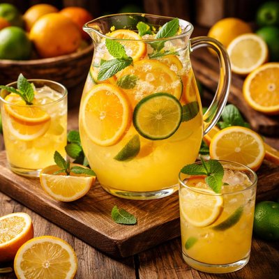 Image of Agua Fresca De Tres Citricos Triple Citrus Agua Fresca