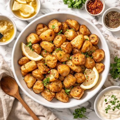 Image of Keto Air-Fried Crispy Potatoes