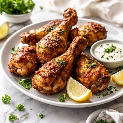 Image of Whole30 Air Fried Chicken Drumsticks