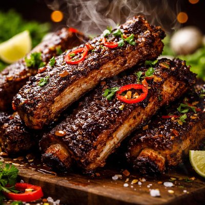 Image of Ajeen Jerk Bbq Lamb Ribs