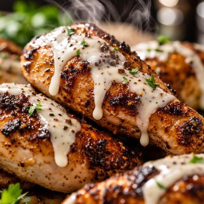 Image of Alabama Bbq Chicken and White Sauce Grilled