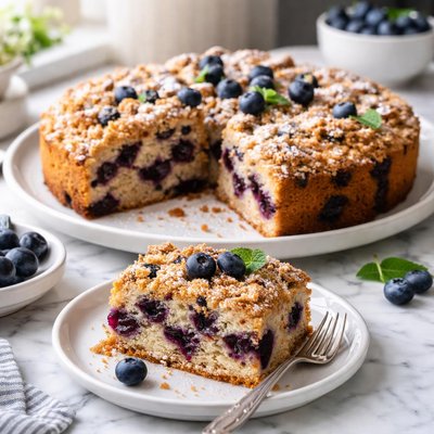 Image of Alaskan Blueberry Coffee Cake