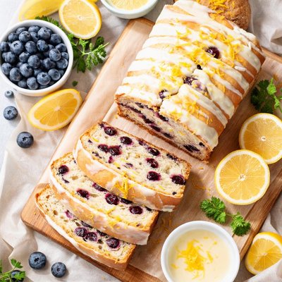 Image of Alaskan Blueberry Lemon Tea Bread