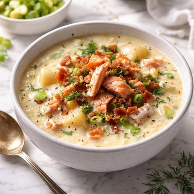 Image of Alaskan Smoked Salmon Chowder