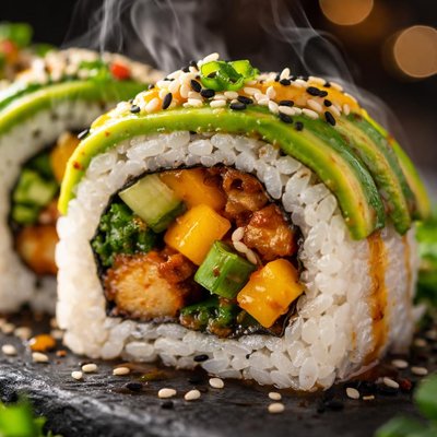 Image of Vegan Alaskan Sushi Roll