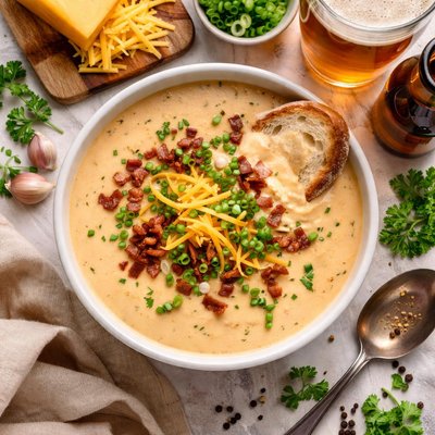 Image of Ale and Cheddar Soup
