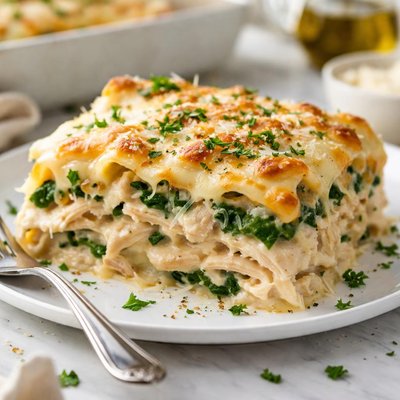 Image of Alfredo Chicken Lasagna