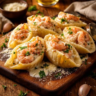 Image of Alfredo Shrimp Shells
