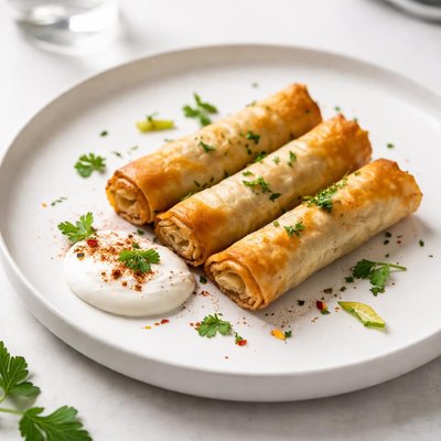 Image of Algerian Chicken Preserved Lemon Bourek