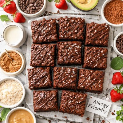Image of Allergy Friendly Double Chocolate Brownies