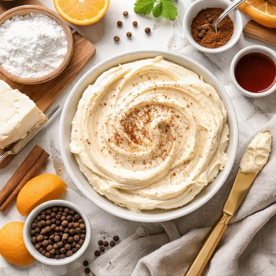 Image of Allspice Cream Cheese Frosting