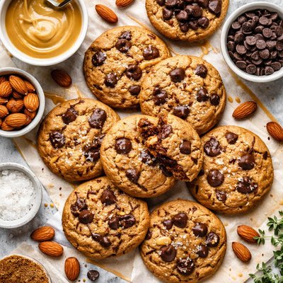 Image of Almond Butter Chocolate Chip Cookies