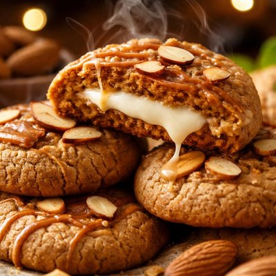 Almond Butter Cookies with Cream Cheese Recipe