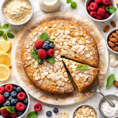 Image of Vegan Almond Cake