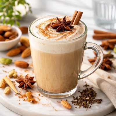 Image of Café con leche de almendras sin lácteos