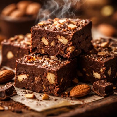 Image of Almond Chocolate Fudge