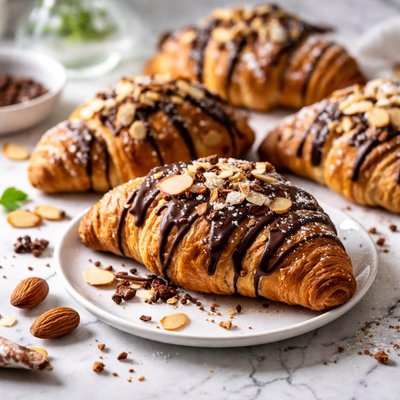Image of Vegan Almond Chocolate Pastry