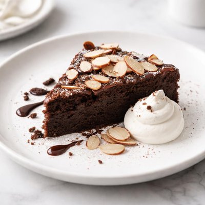 Image of Almond Chocolate Pudding Cake