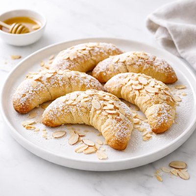 Image of Almond Crescent Puffs