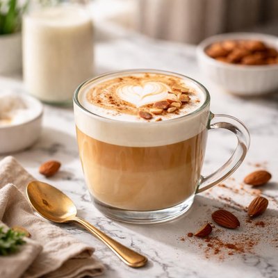 Image of Café Latte de Leche de Almendra Keto