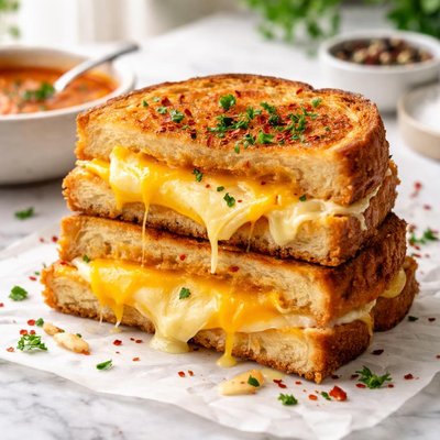 Image of Almost Grilled Cheese Sandwich