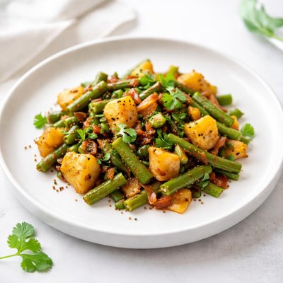 Image of Whole30 Aloo Beans Ki Subji