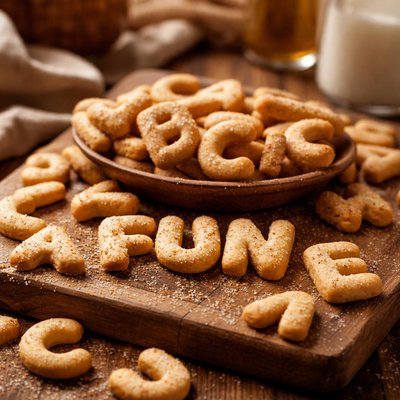 Image of Vegan Alphabet Cookies