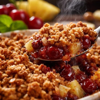 Image of Amazing Cherry Pineapple Crumble