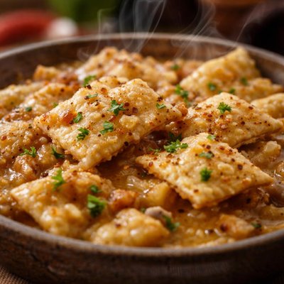Image of Amish Stewed Crackers