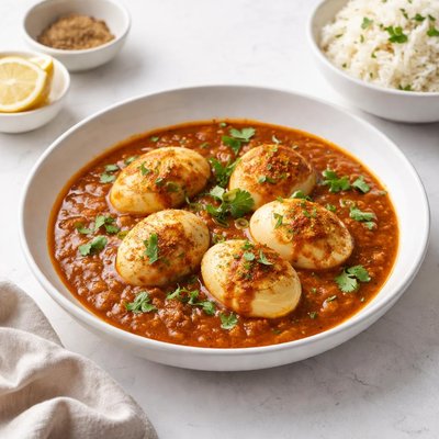 Image of Curry de Huevos sin Frutos Secos