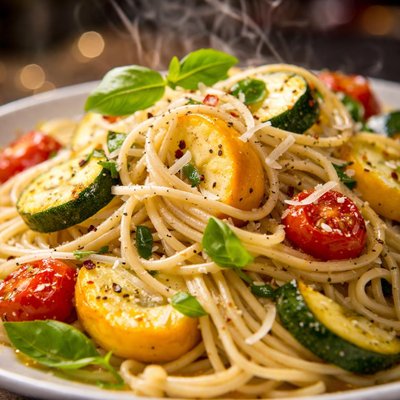 Image of Angel Hair Pasta with Squash