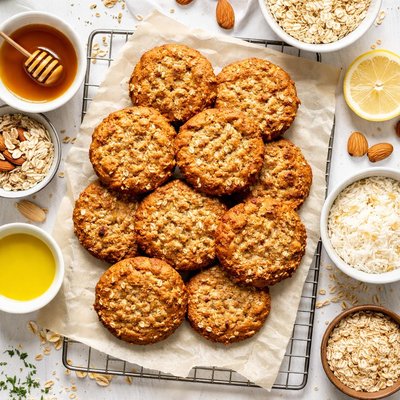 Image of Vegan Anzac Biscuits
