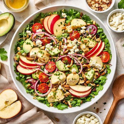 Image of Apple Avocado and Hearts of Palm Salad