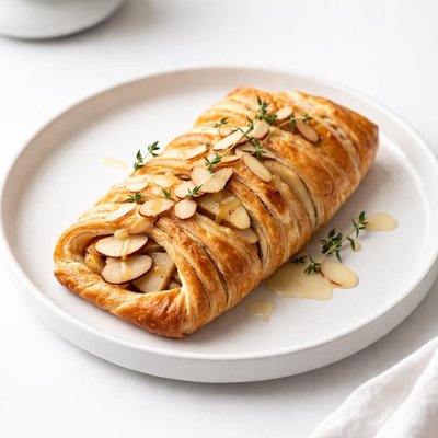 Image of Apple Brie Braid with Almonds
