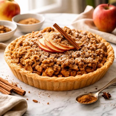 Image of Apple Cinnamon Crumble Pie