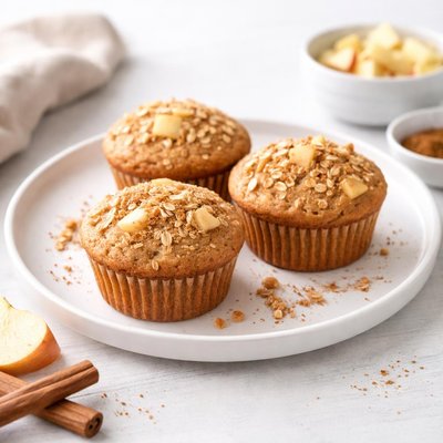 Image of Vegan Apple Cinnamon Muffins