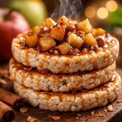 Image of Tortitas de Arroz con Manzana y Canela Bajas en Sodio