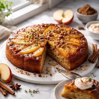 Image of Apple Cinnamon Upside Down Cake