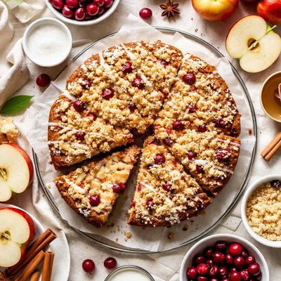 Image of Apple Cranberry Coffee Cake