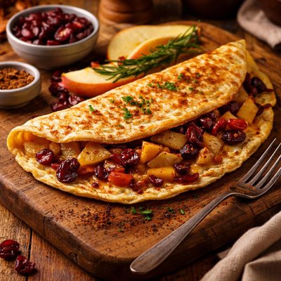 Image of Apple Cranberry Omelette