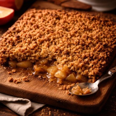 Image of Apple Crumble Known As Apple Cracknell from Sussex Uk