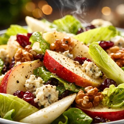 Image of Apple Endive Gorgonzola Salad