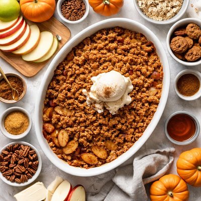 Image of Apple Gingersnap Crisp