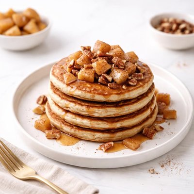 Image of Apple Nut Pancakes Vegan