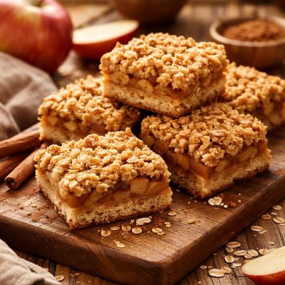 Image of Vegan Apple Oat Bars