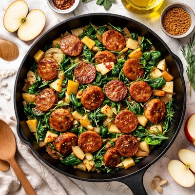 Image of Vegan Apple Pork Sausage