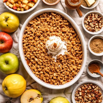 Image of Apple Quince Crisp